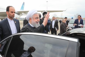 ورود دکتر روحانی به شهر سوچی روسیه