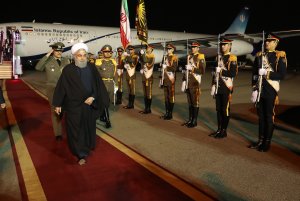 دکتر روحانی وارد تهران شد