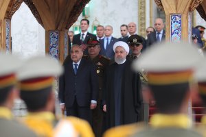 استقبال رسمی دکتر روحانی از نخست وزیر عراق