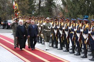 استقبال رسمی دکتر روحانی از نخست وزیر عراق