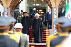 استقبال رسمی دکتر روحانی از نخست وزیر پاکستان