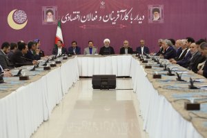 دیدار با کارافرینان و فعالان اقتصادی