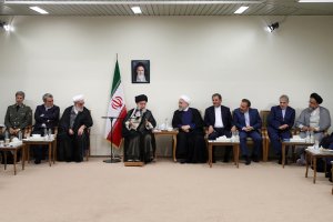 دیدار رئیس‌جمهور و اعضای هیأت دولت با رهبر معظم انقلاب 