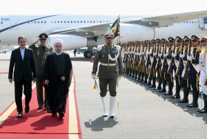 رئیس جمهور در بازگشت از نیویورک و در فرودگاه مهرآباد