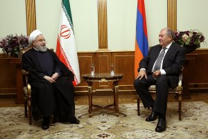 دیدار دکتر روحانی با رییس جمهور ارمنستان