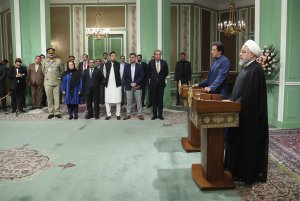 نشست مطبوعاتی رئیس جمهور با نخست وزیر پاکستان