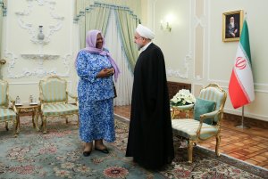 دیدار وزیرخارجه آفریقای جنوبی با دکتر روحانی
