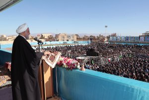 رئیس جمهور در اجتماع بزرگ و پرشور مردم رفسنجان