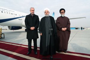 ورود دکتر روحانی به تبریز