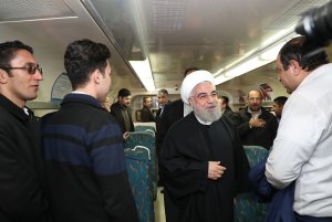 سفر مترویی دکتر روحانی به هشتگرد