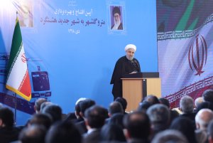 ایین افتتاح قطار برقی شهر جدید هشتگرد 