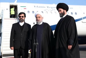 ورود دکتر روحانی به اردبیل