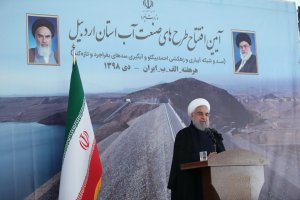 آئین افتتاح طرح‌های صنعت آب استان اردبیل