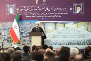 ایین بهره برداری از طرحهای صنعت اب و برق استان تهران