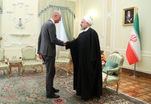 دیدار وزیر خارجه هلند با دکتر روحانی