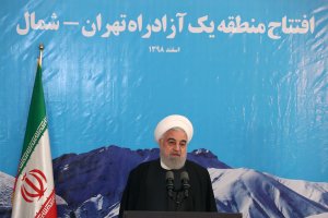 مراسم افتتاح منطقه یک آزادراه تهران - شمال
