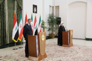 نشست خبری مشترک رییس جمهوری اسلامی ایران و نخست وزیر عراق
