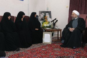 دیدار با خانواده شهیدان جابری
