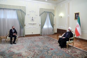 دیدار وزیر خارجه آذربایجان با دکتر روحانی