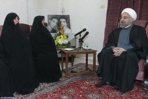 دیدار با خانواده شهیدان جابری