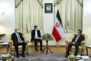 دیدار معاون نخست وزیر آذربایجان با دکتر واعظی