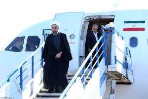  رییس جمهوری وارد زنجان شد