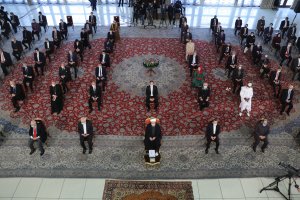 دیدار سفرا و روسای نمایندگی ها و سازمان های خارجی مقیم تهران به مناسبت سالروز پیروزی انقلاب اسلامی