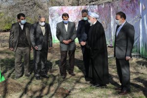 مراسم روز ملی درختکاری