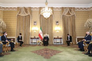 دکتر روحانی در دیدار وزیر امور خارجه چین
