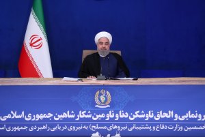 مراسم بهره برداری از طرح های ملی وزارت دفاع