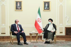  دیدار رئیس مجلس ملی ترکیه با آیت‌الله رئیسی