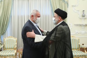 دیدار رئیس دفتر سیاسی جنبش حماس با آیت الله رئیسی