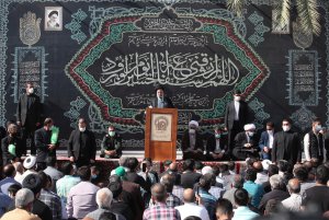 سخنرانی در جمع مردم طبس در امامزاده حسین بن موسی الکاظم(ع)