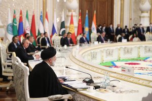 سخنرانی آیت الله رئیسی در اجلاس سران سازمان همکاری شانگهای