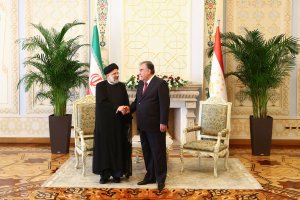 دیدار دوجانبه روسای جمهور ایران و تاجیکستان