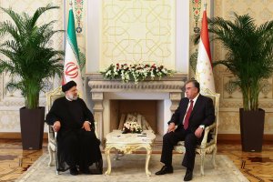 دیدار دوجانبه روسای جمهور ایران و تاجیکستان