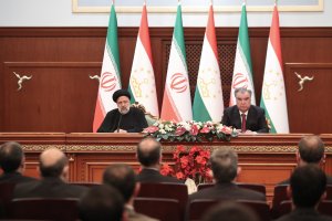 نشست خبری مشترک روسای جمهور ایران و تاجیکستان