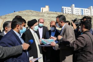 بازدید رئیس جمهور از پروژه مسکن مهر پردیس