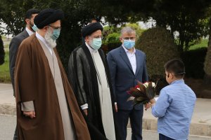 ورود رئیس جمهور به استان البرز 