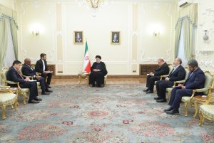 دیدار دبیرکل سازمان دی ۸ با رئیس جمهور
