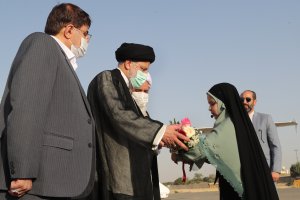 ورود رئیس جمهور به استان کرمانشاه