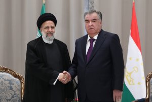 دیدار روسای جمهور ایران و تاجیکستان
