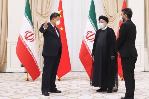 دیدار روسای جمهور ایران و چین