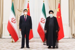 دیدار روسای جمهور ایران و چین