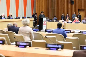 سخنرانی در اجلاس تحول آموزش در محل سازمان یونسکو