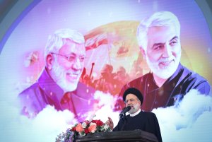 حضور در اجتماع عظیم مردمی سومین سالروز شهادت سردار سلیمانی