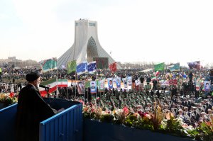 اجتماع باشکوه راهپیمایان ۲۲ بهمن ۱۴۰۱