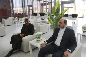 دیدار معاون اجرایی رئیس جمهور با رئیس جمهور نیجریه