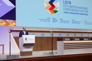 سخنرانی معاون اجرایی رئیس جمهور در پنجمین کنفرانس سازمان ملل برای کشورهای کمتر توسعه یافته