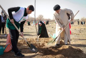 مراسم روز درختکاری